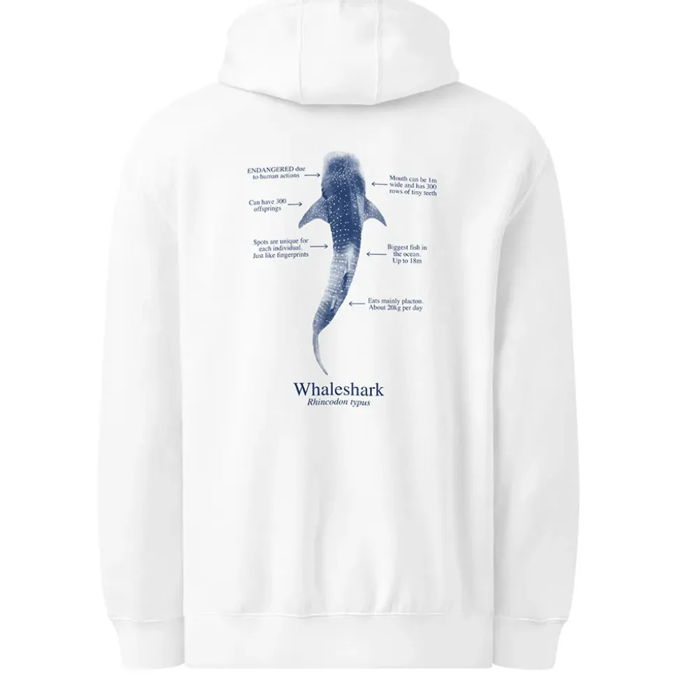 Blue Moana Sudadera con capucha Whale Shark
