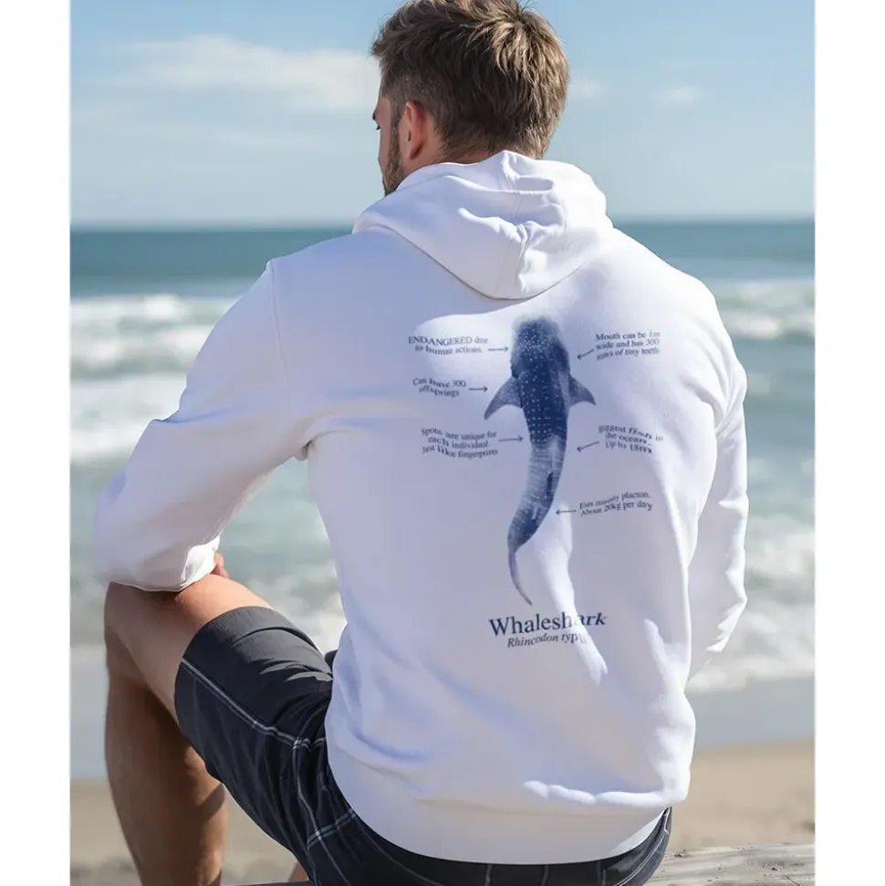 Blue Moana Sudadera con capucha Whale Shark
