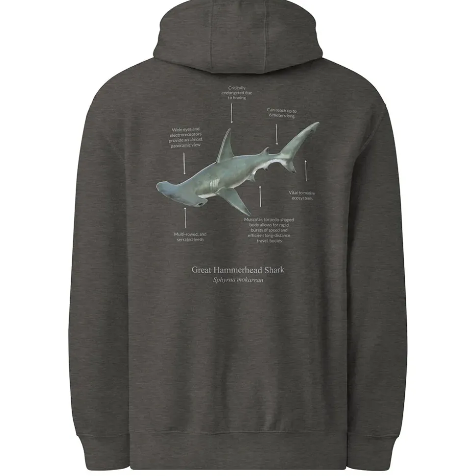 Blue Moana Sudadera con capucha Hammerhead Shark