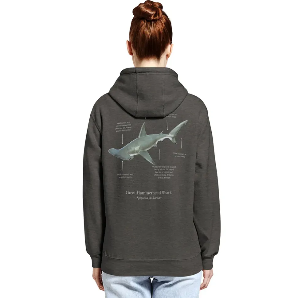 Blue Moana Sudadera con capucha Hammerhead Shark