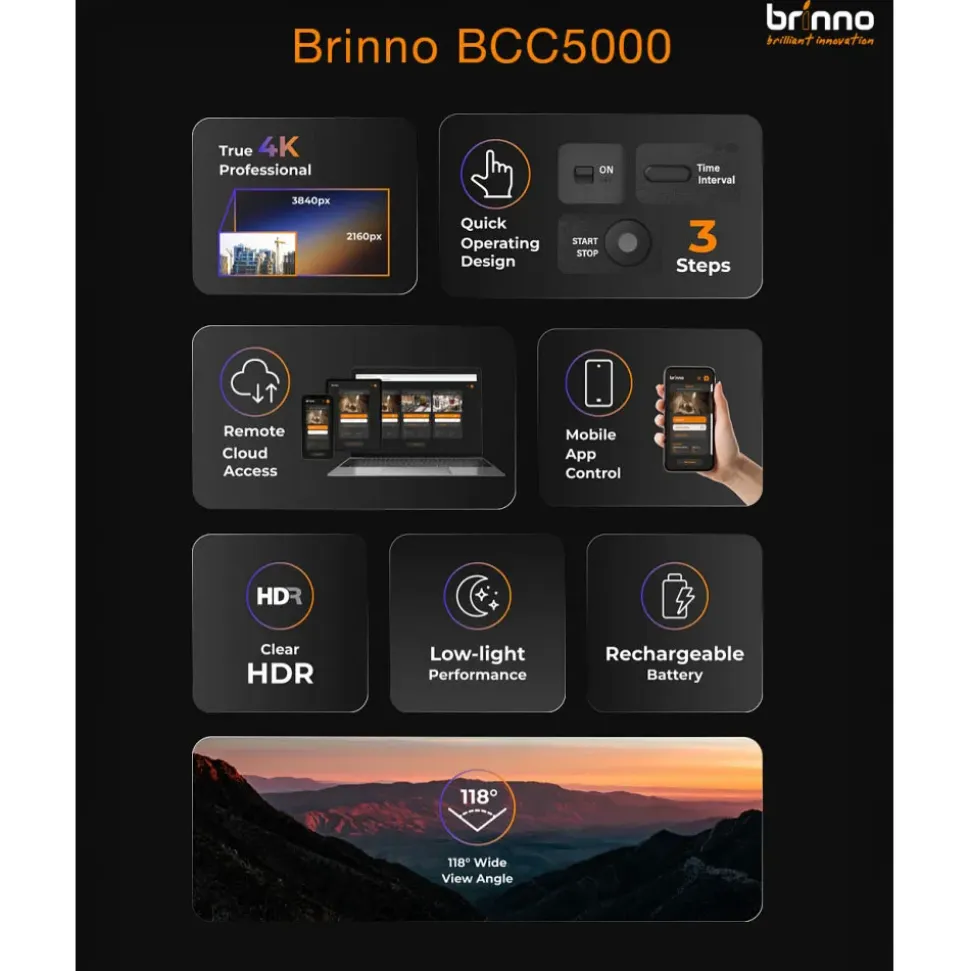Brinno Cámara deportiva BCC5000