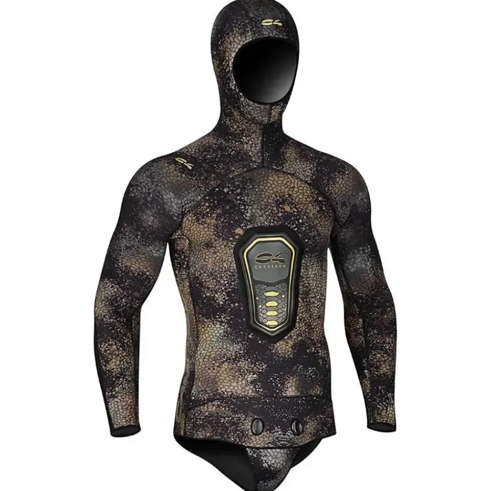 C4 Chaqueta de pesca submarina Camoskin 5 mm