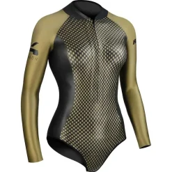 C4 Freediving Shorty de manga larga para mujer Aurea 2 mm