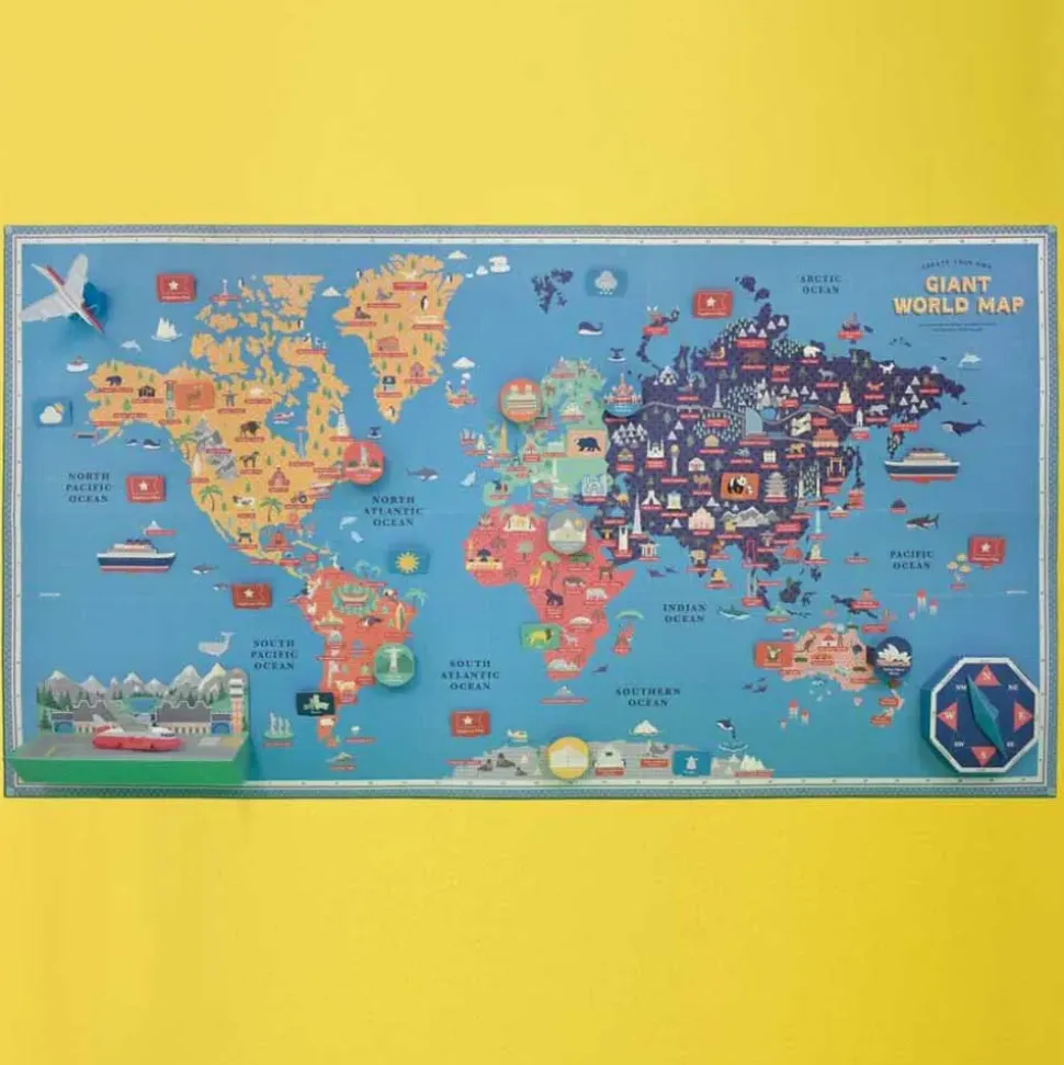 Clockwork Soldier Crea tu propio mapa mundial gigante