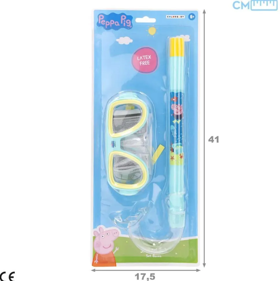 Colorbaby Conjunto de esnórquel para niños Pepa Pig