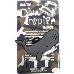 Dive Inspire Etiquetas de equipaje de la serie Whale