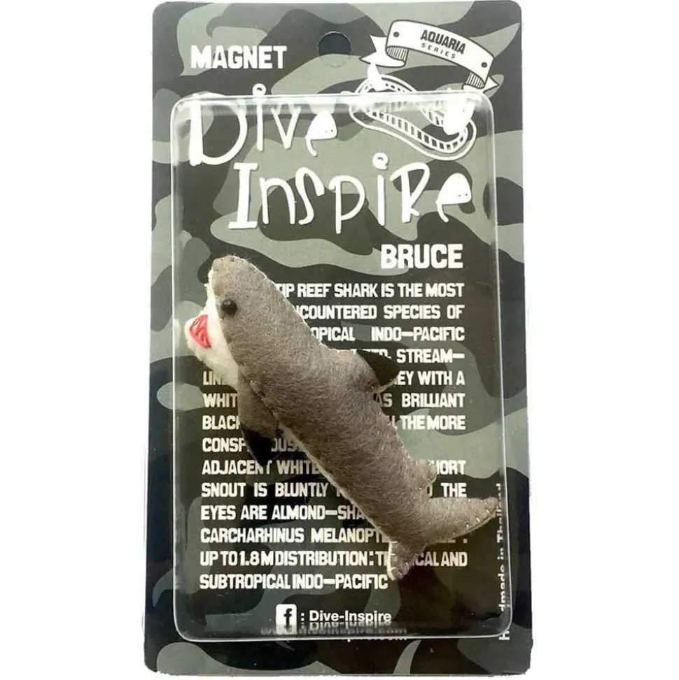 Dive Inspire Imán Bruce Black Tip Reef Shark