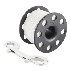 Divemarine Bobina 30 m LineStainless Steel Bolt Snap 100 mm Delrin Finger