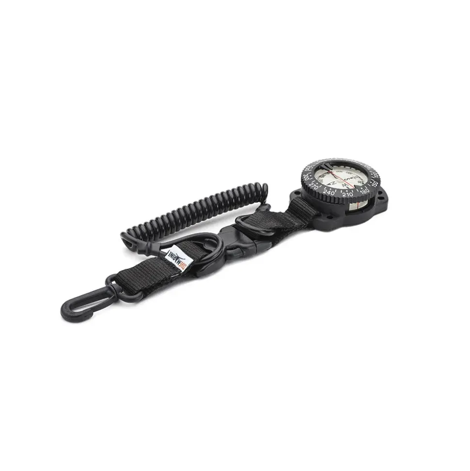 Divemarine Brújula Spherical Dive With Polyuretane Coil Lanyard Ø 60 mm
