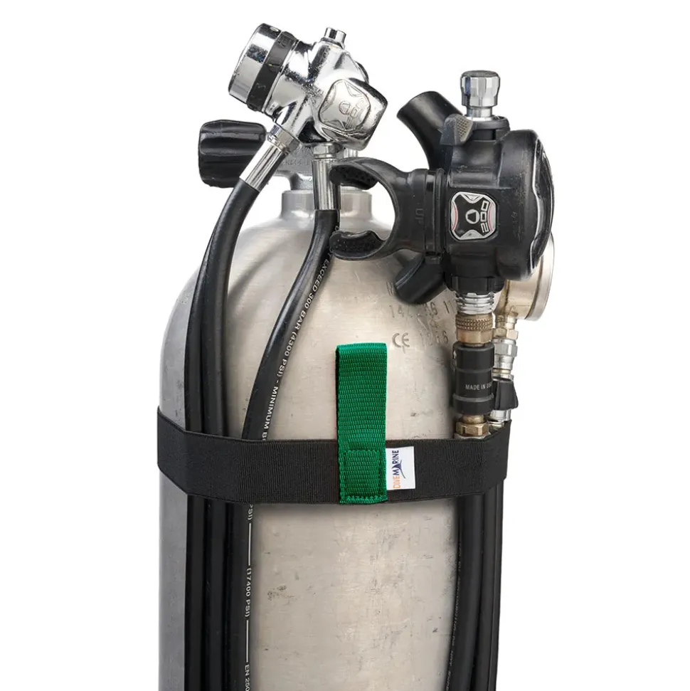 Divemarine Cinta de botella de buceo con cincha 7L 25 mm