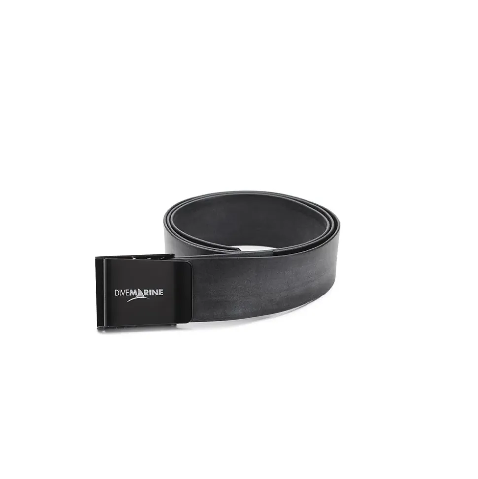 Divemarine Cinturón Rubber Black Painted Stainless Steel Square Buckle