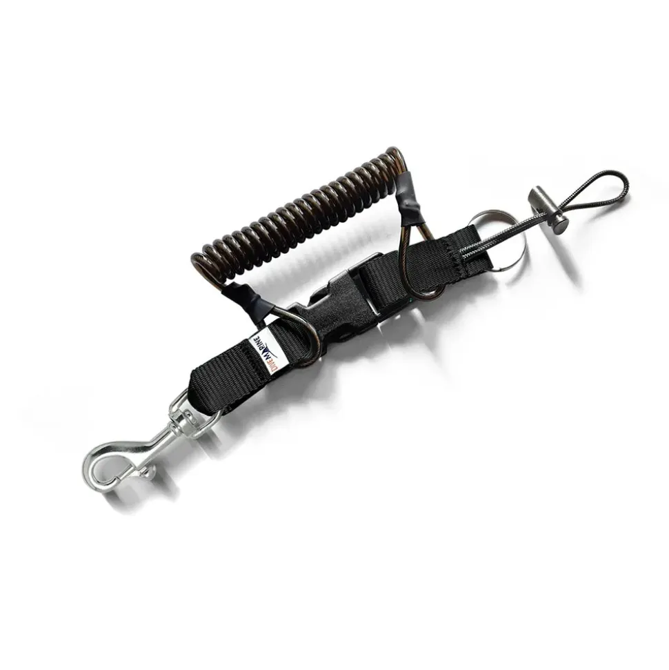 Divemarine Extensor Stainless Steel Wire Webbing With 76 mm Swivel Bolt Hook