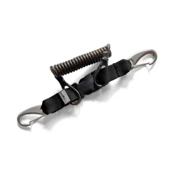 Divemarine Extensor Stainless Steel Wire Webbing With Double 70 mm Spring Snap