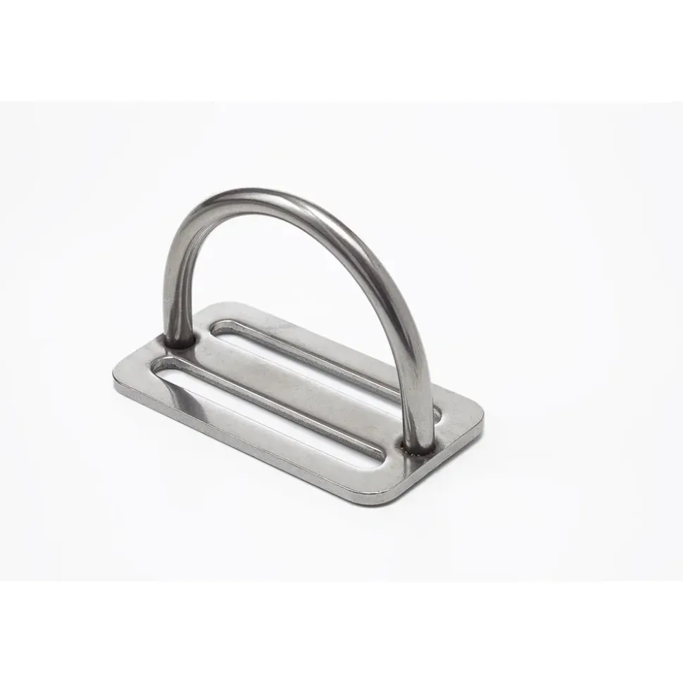 Divemarine Hebilla de cinta con anillo en D soldado a 90° Acero inoxidable 50 mm