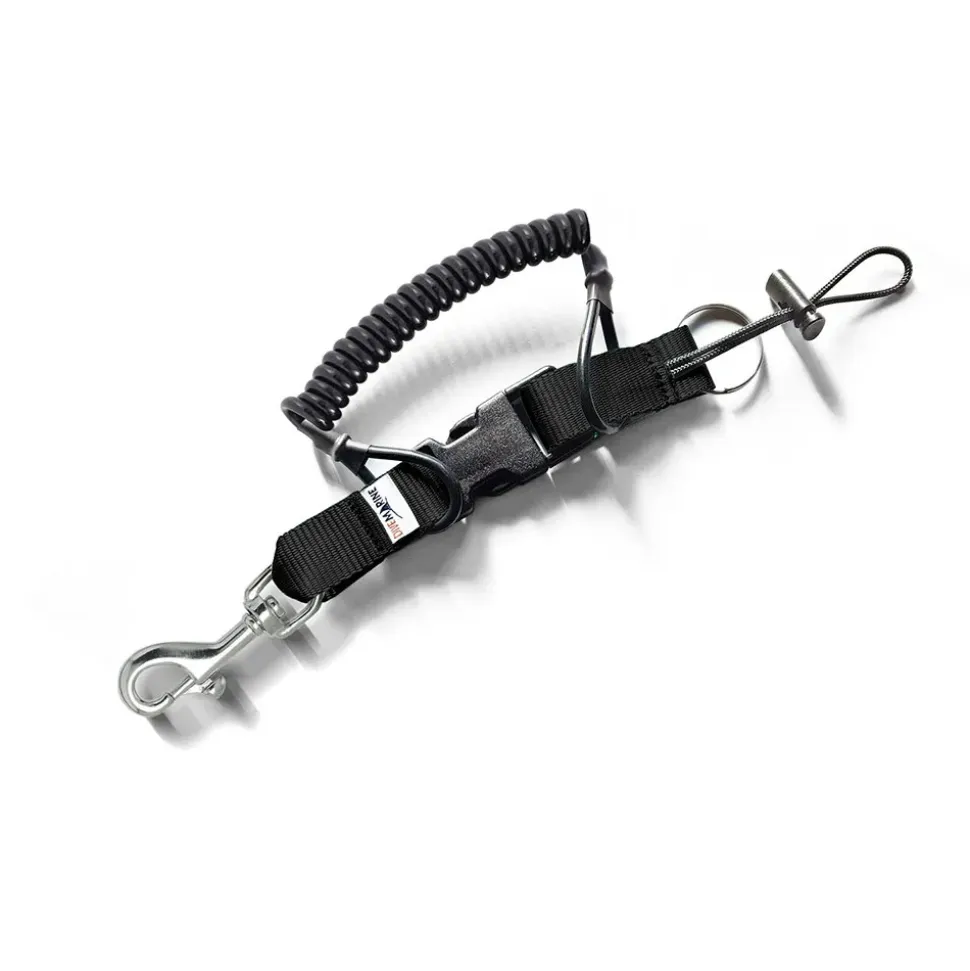 Divemarine Mosquetón Aramidic Lining Cable Stainless Steel 76 mm Bolt Hook