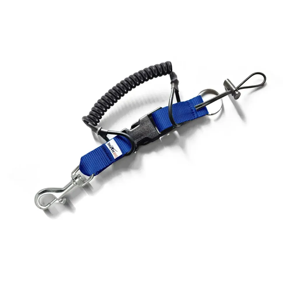 Divemarine Mosquetón Aramidic Lining Cable Stainless Steel 76 mm Bolt Hook