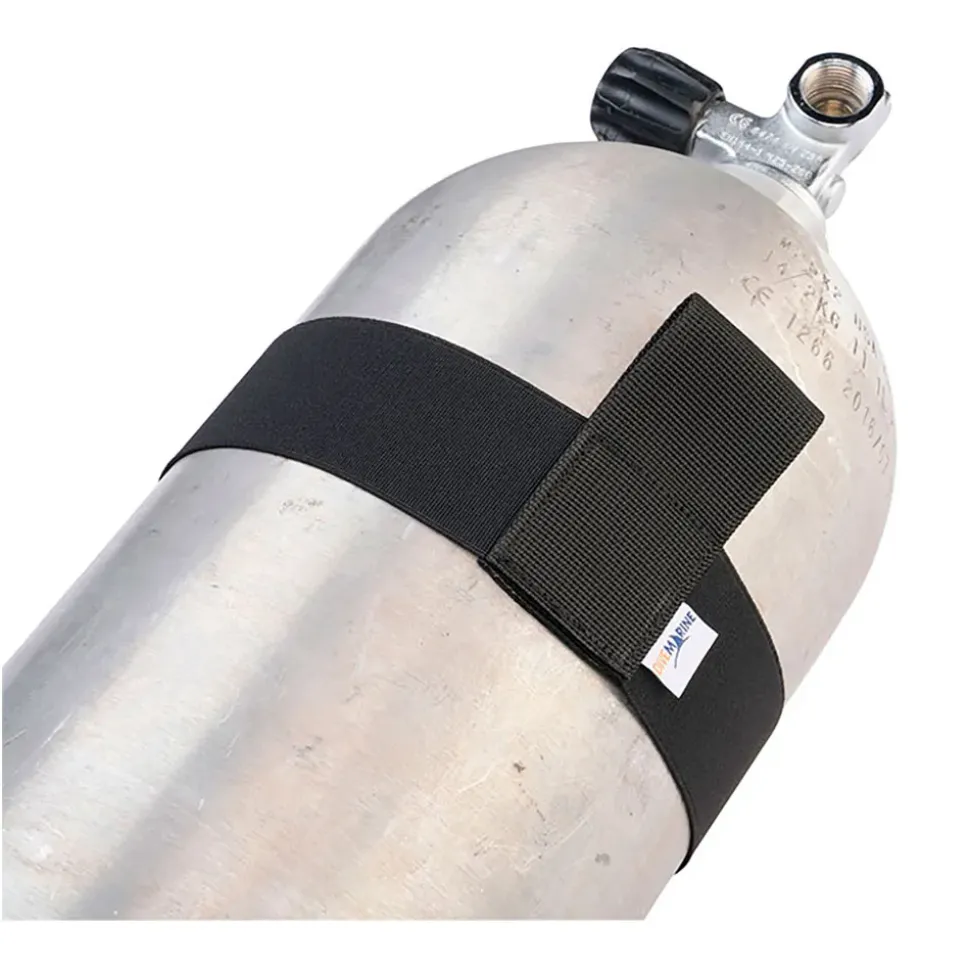 Divemarine Retenedor de manguera elástica con correas para tanque S40 50 mm