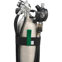 Divemarine Sujetador de banda elástica con cincha para botella S40 25 mm