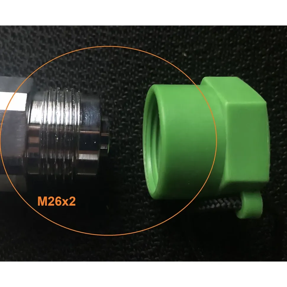Divemarine Tapa de regulador M26x2 DIN con cordón Nylon