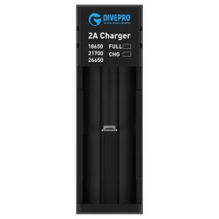 Divepro Cargador 1 26650/2700/26800 USB