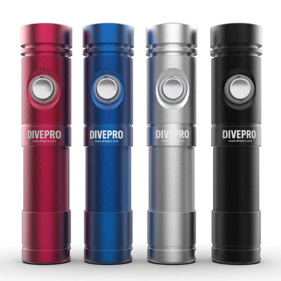 Divepro Linterna S10 Under Water Diving S10 1000 Lumens 6°