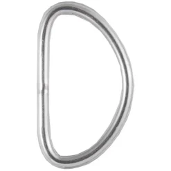 Dive Rite Anilla en D de acero inoxidable de perfil bajo Acero 5 cm 10 unidades