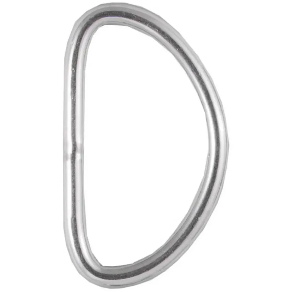 Dive Rite Anilla en D de acero inoxidable de perfil bajo Acero 5 cm 10 unidades
