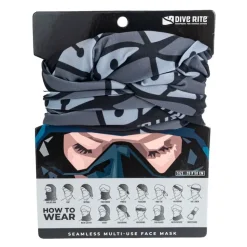 Dive Rite Calentador de cuello Gris Flecha