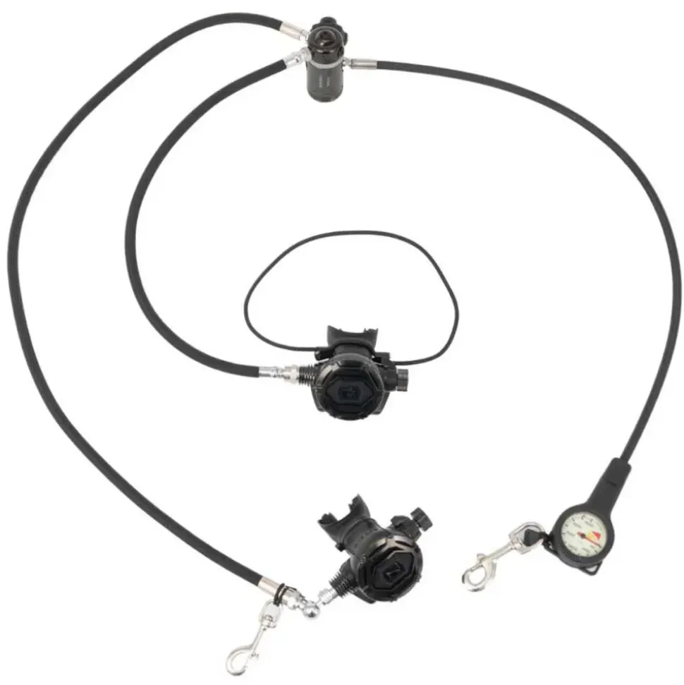 Dive Rite Conjunto de regulador de buceo XT1/XT4 Advanced Open Water - Din - Bar