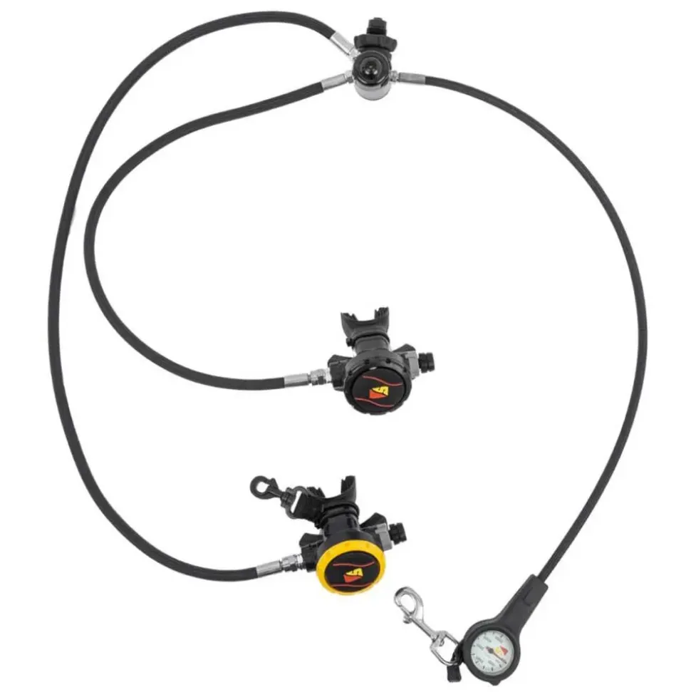 Dive Rite Conjunto de regulador de buceo XT1/XT2 Basic Open Water - Din - Bar