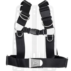 Dive Rite Sistema de arnés sin placa trasera Delux Quick Release