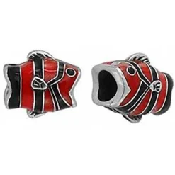 Dive Silver Abalorio de pulsera de pez tropical