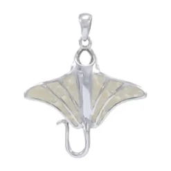 Dive Silver Colgante Manta Ray