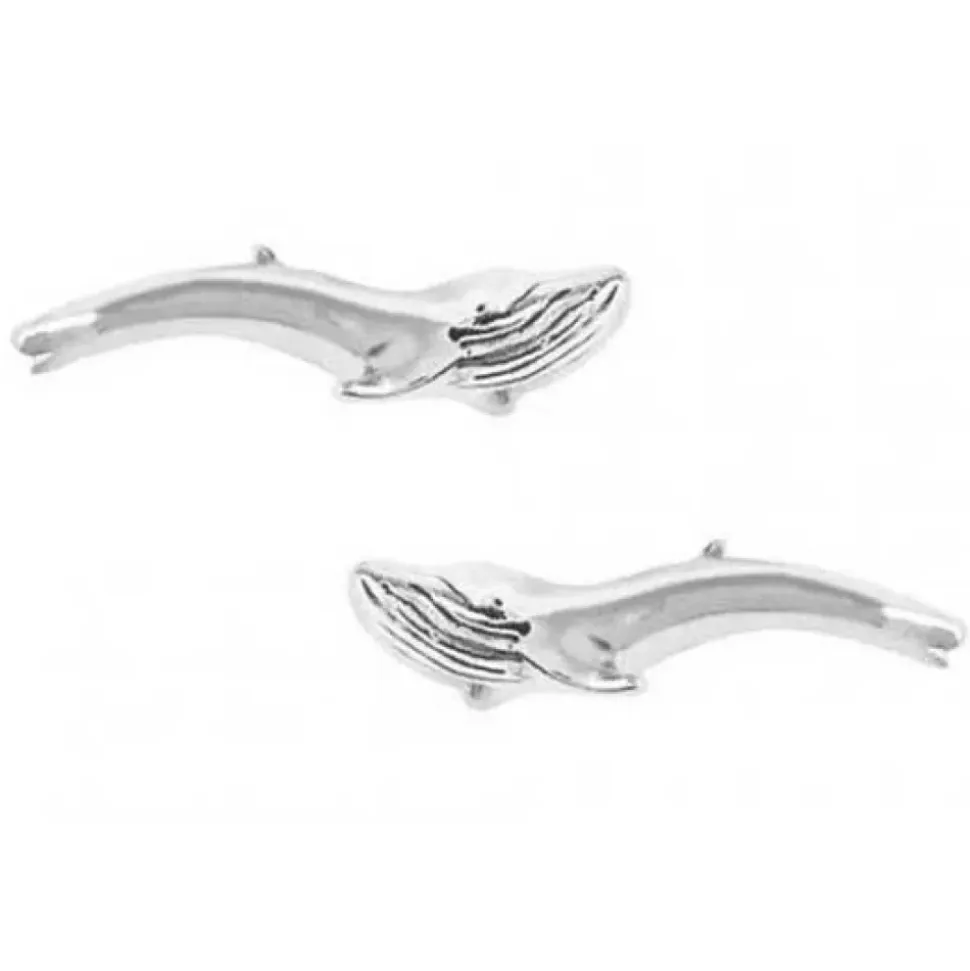 Dive Silver Pendientes Small Humpback Whale