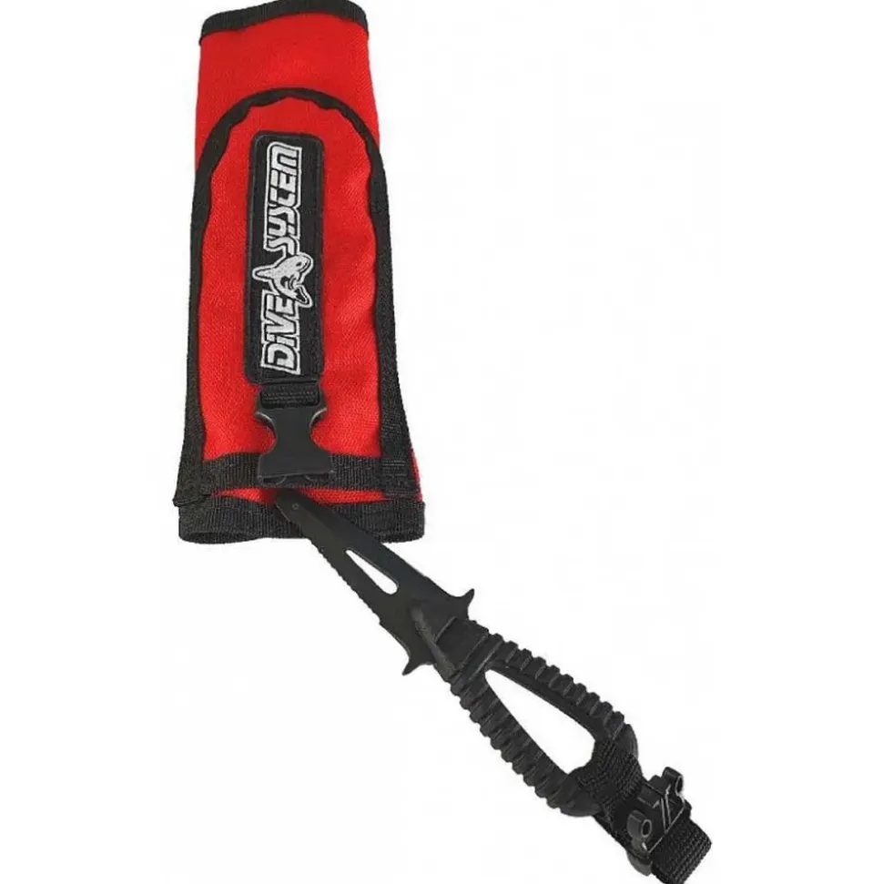 Dive System Cuchillo con funda Inflator