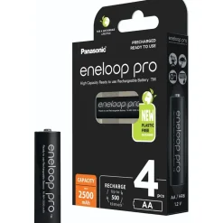 Eneloop Pila recargable BK-3HCDE/4BE 2500mAh 4 unidades