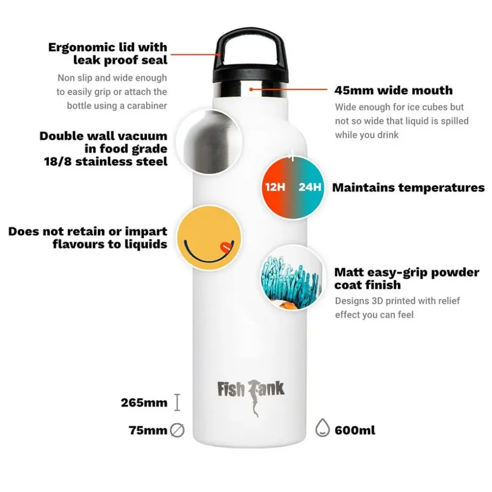 Fish Tank Botella Logo 600ml
