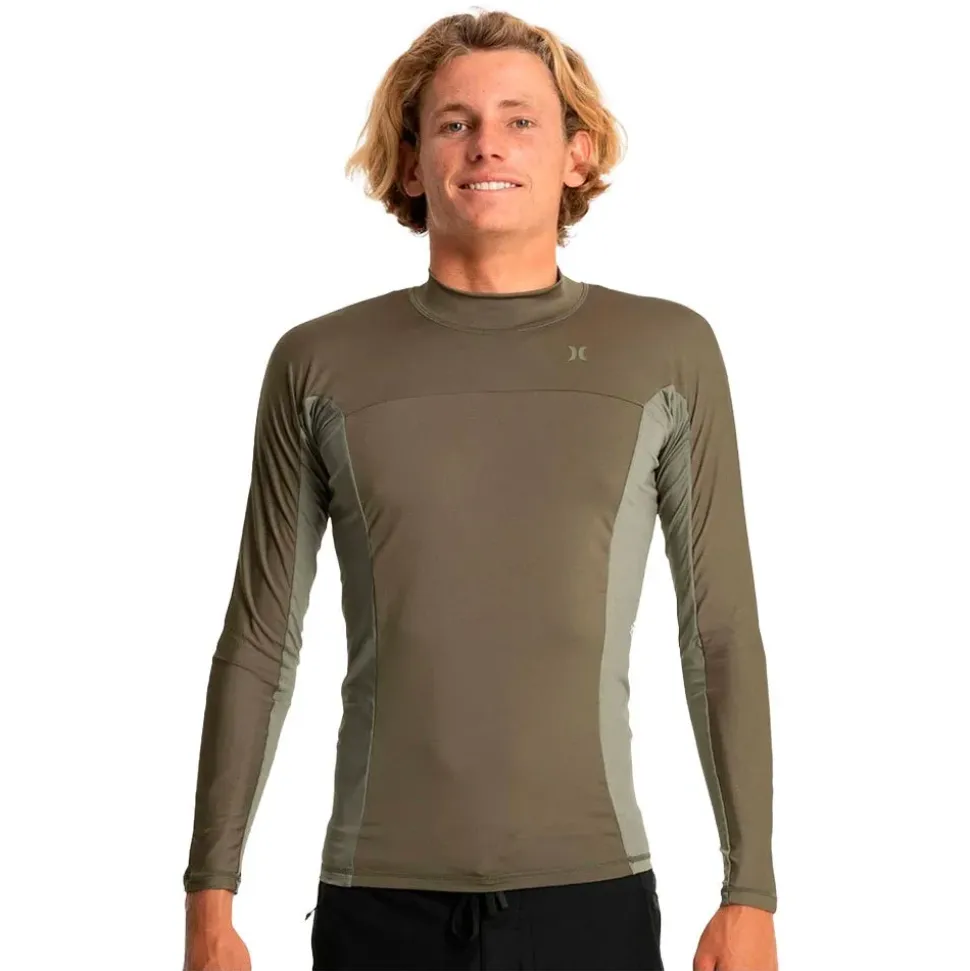 Hurley Rash guard Manga Larga Chnnl Crssng Pddl Sries