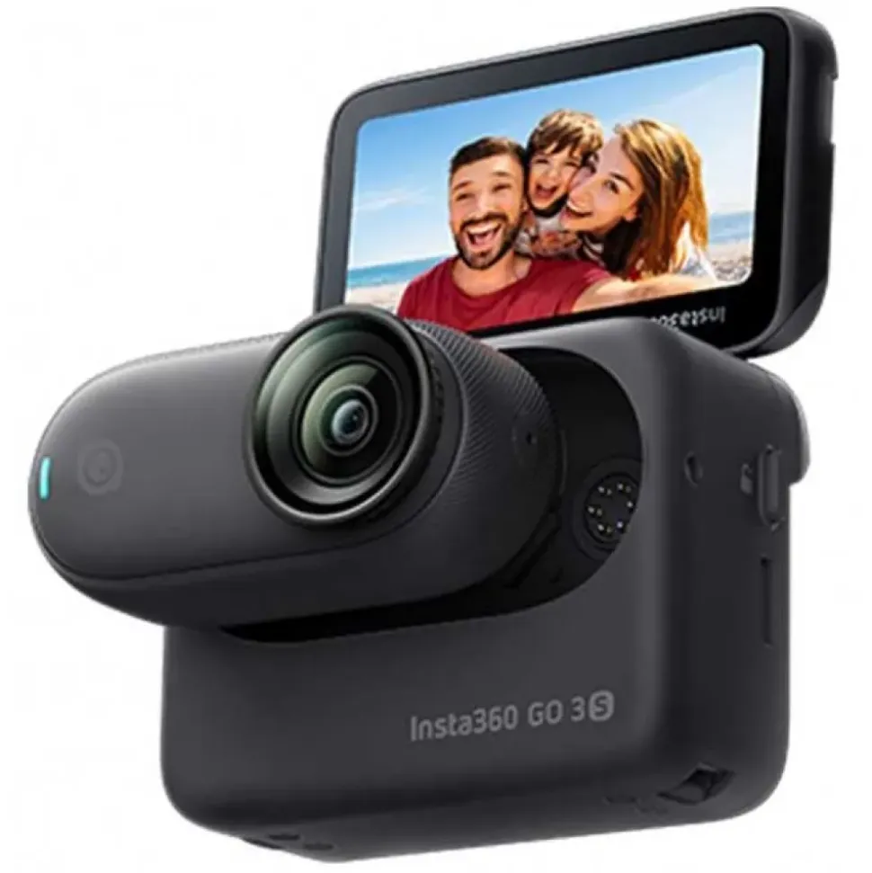 Insta360 Cámara deportiva GO 3S Standard Edition Midnight Black 64GB
