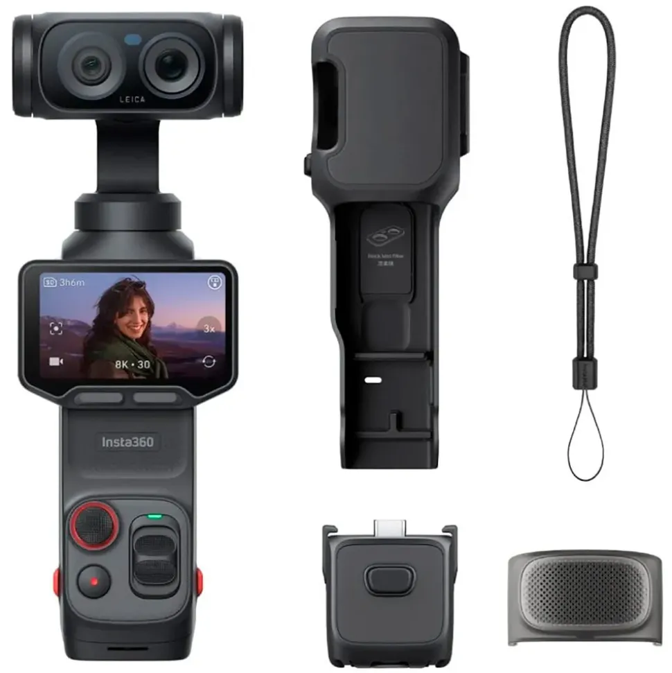 Insta360 Cámara deportiva Luna Ultra 8K 30 fps Standard Bundle