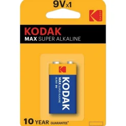 Kodak Batería alcalina Max 9V