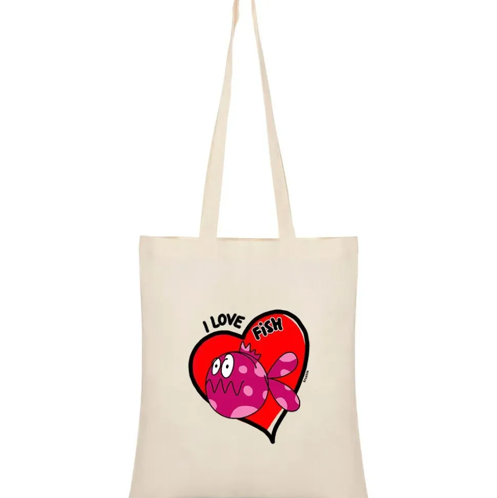 Kruskis Bolsa tote I Love Fish