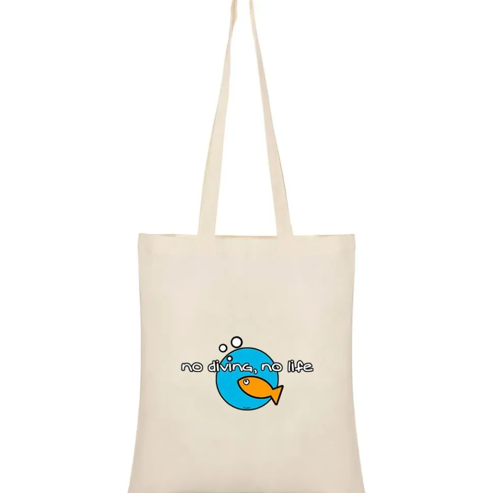 Kruskis Bolsa tote No Diving No Life