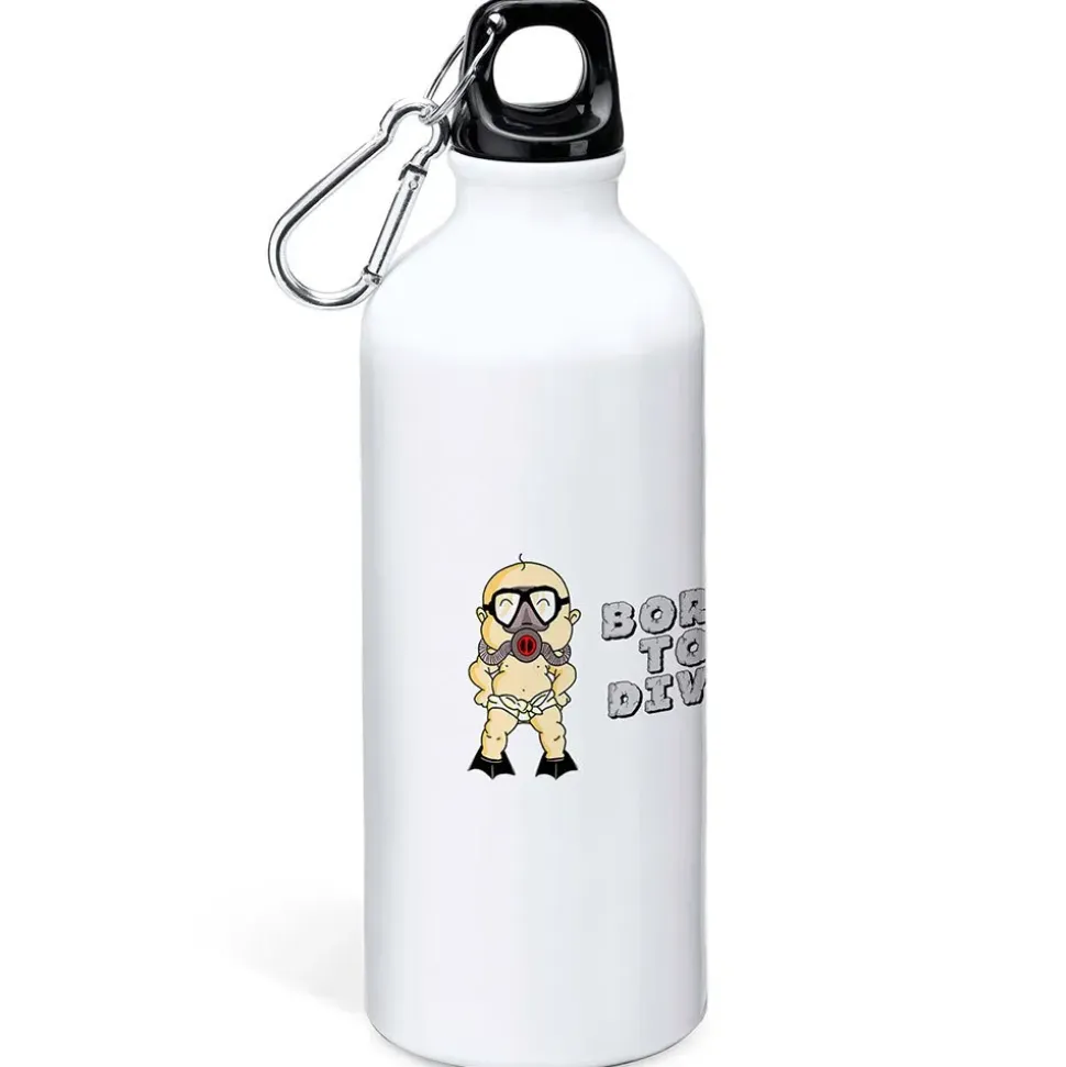 Kruskis Botella Born To Dive 800ml Aluminium
