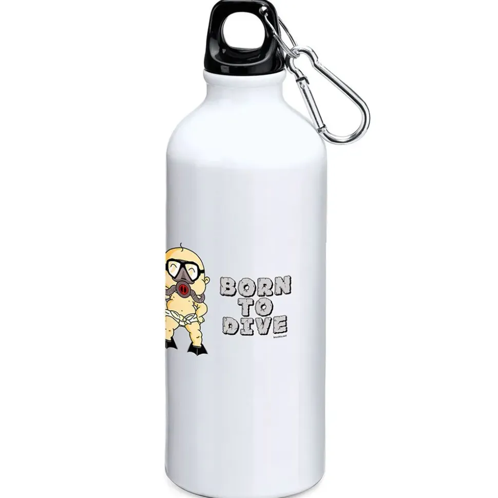 Kruskis Botella Born To Dive 800ml Aluminium