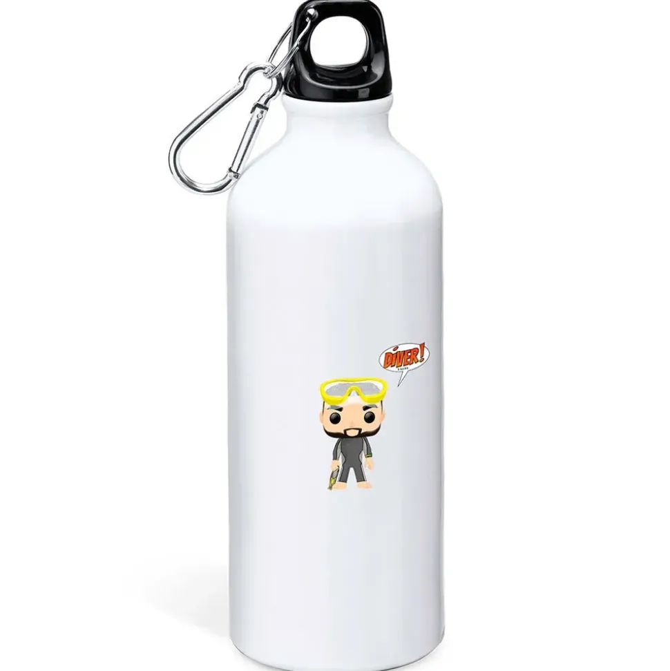Kruskis Botella Chibi Diver 800ml Aluminium