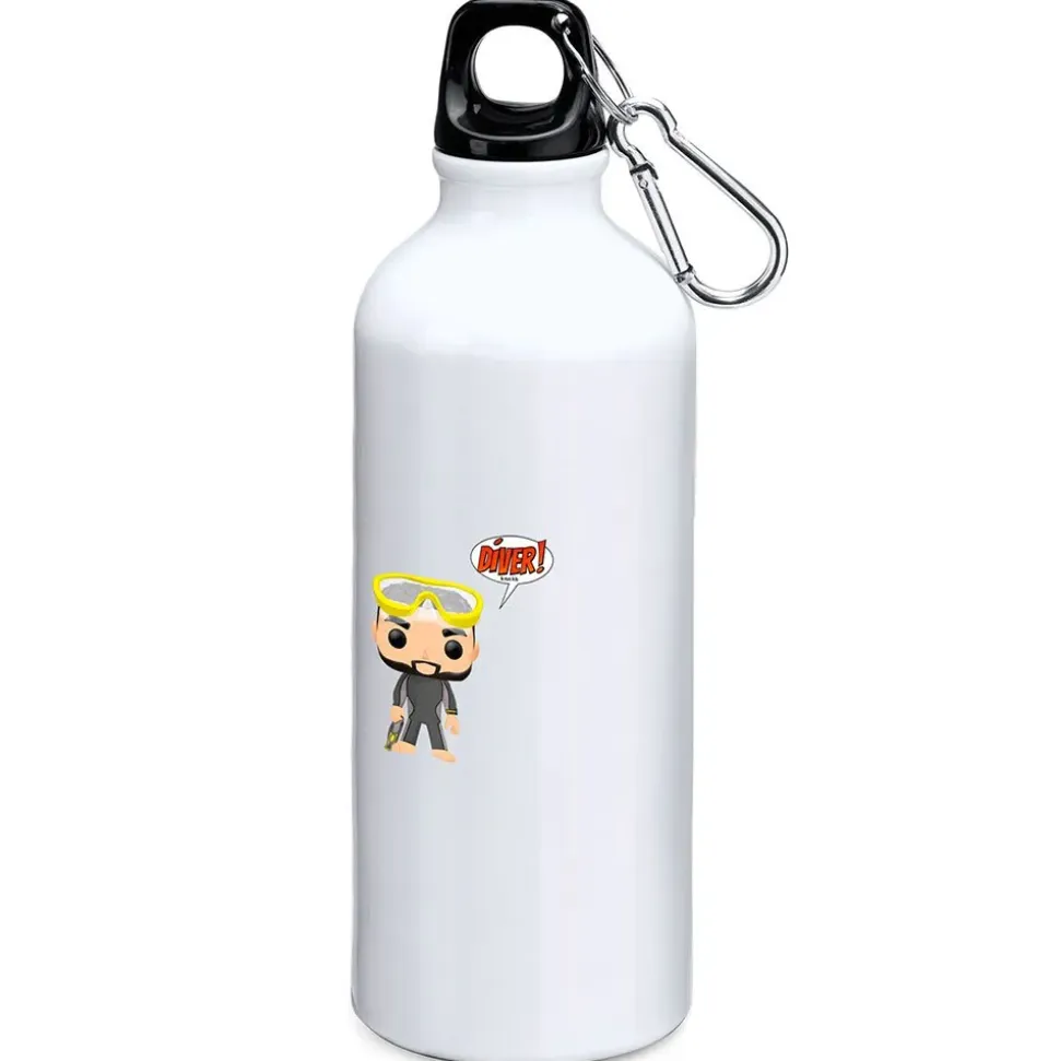 Kruskis Botella Chibi Diver 800ml Aluminium