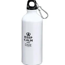 Kruskis Botella Keep Calm And Dive 800ml Aluminium