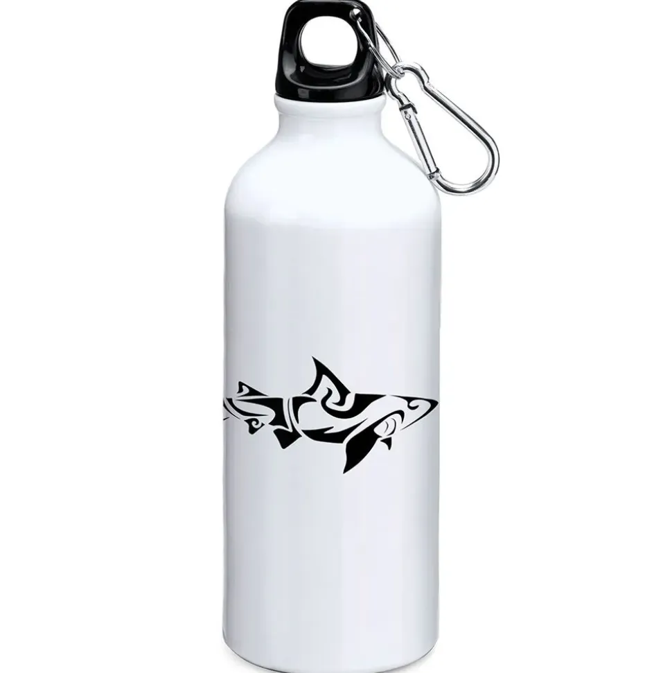 Kruskis Botella Shark Tribal 800ml Aluminium