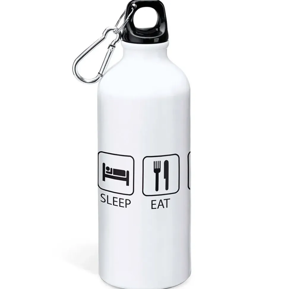 Kruskis Botella Sleep Eat And Dive 800ml Aluminium